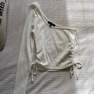 Off the Shoulder, One Sleeve Top